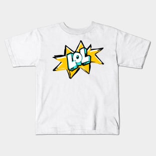 LOL - Retro Comic Design Kids T-Shirt
